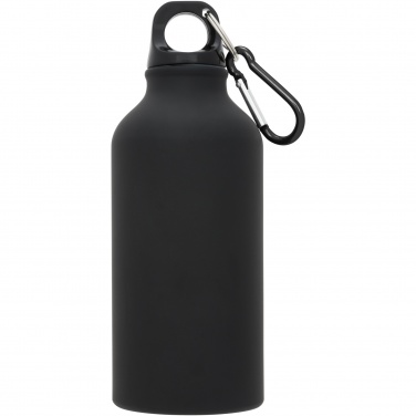 Logotrade Werbeartikel das Foto: Oregon matte 400 ml Trinkflasche mit Karabiner