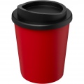 Americano® Espresso 250 ml recycelter Isolierbecher, Rot / Tiefschwarz