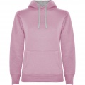 Urban Kapuzenpullover für Damen, Hellrosa / Grau meliert