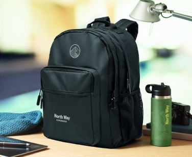 Logotrade Werbegeschenke das Foto: Laptop-Rucksack 300D RPET