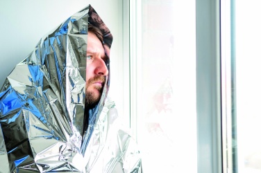 Logotrade werbemittel das Foto: Rettungsdecke