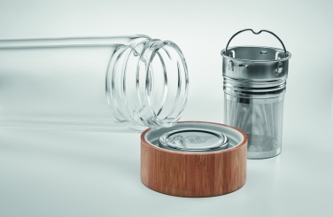 Logotrade Werbegeschenke das Foto: Trinkflasche Glas 400ml München