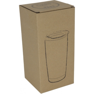 Logotrade werbemittel das Foto: Edelstahlbecher in Holzoptik COSTA RICA 550 ml