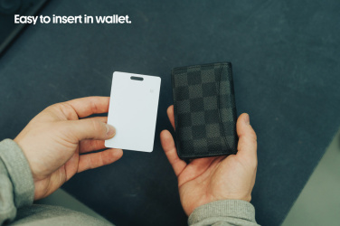 Logotrade Firmengeschenke das Foto: Findit RCS rABS wiederaufladbare Ultra-Thin Tracker-Karte