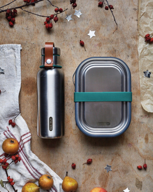 Logotrade Geschäftsgeschenke das Foto: Black+Blum isolierte Wasserflasche klein, 500ml