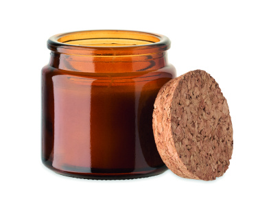 Logotrade Geschäftsgeschenke das Foto: Kerze aus Pflanzenwachs 70g