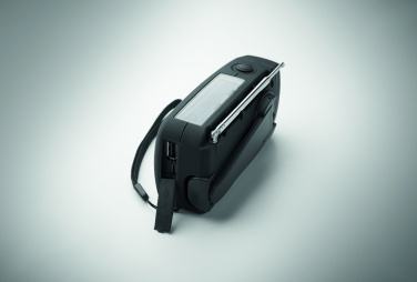 Logotrade Werbegeschenke das Foto: AM/FM Radio SOS mit Taschenlampe