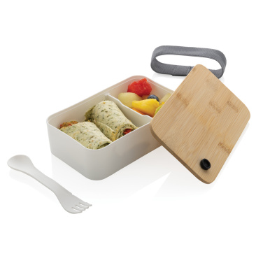 Logotrade Werbeartikel das Foto: RCS RPP Lunchbox mit Bambusdeckel