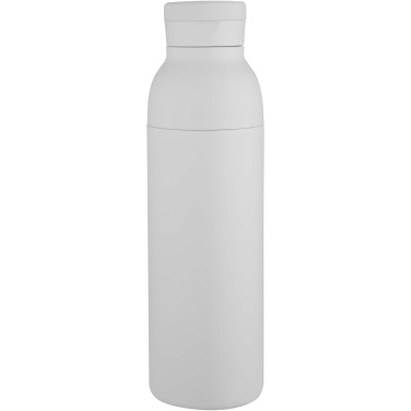 Logotrade Geschäftsgeschenke das Foto: Illuminate 650 ml RCS doppelwandige Isolierflasche aus recyceltem Edelstahl