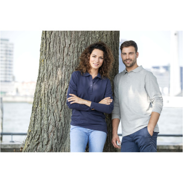 Logotrade Firmengeschenke das Foto: Oakville Langarm Poloshirt für Herren