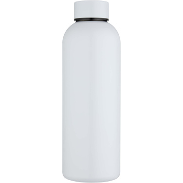 Logotrade Werbeartikel das Foto: Spring 750 ml RCS-zertifizierte einwandige Sublimation Trinkflasche aus recyceltem Edelstahl
