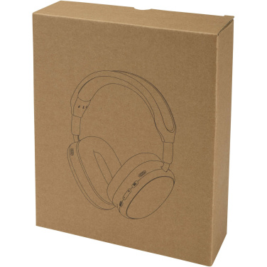 Logotrade Firmengeschenke das Foto: Alzir Over-Ear Wireless Bluetooth® Headset aus recyceltem Kunststoff
