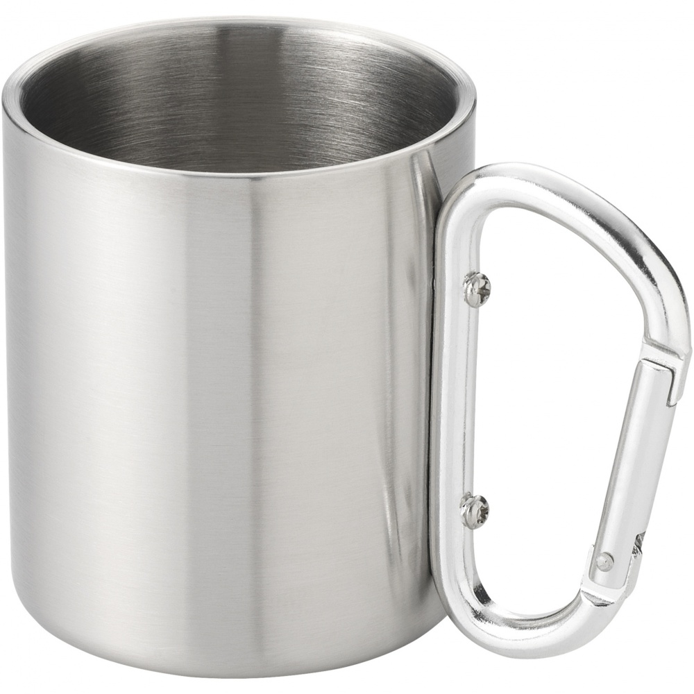 Logotrade promotional item image of: Alps 200 ml insulated mug with carabiner