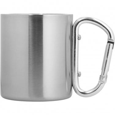 Logotrade promotional product picture of: Alps 200 ml insulated mug with carabiner