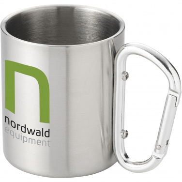 Logotrade advertising product image of: Alps 200 ml insulated mug with carabiner
