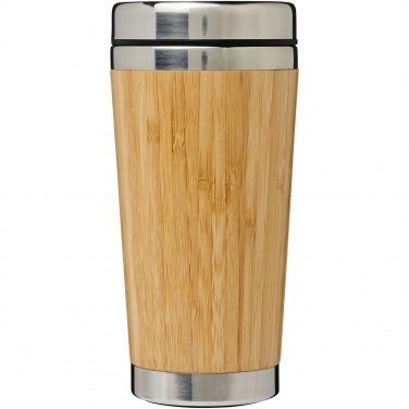 Logo trade promotional items picture of: Bambus 450 ml tumbler with bamboo outer