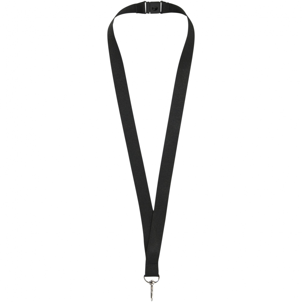 Logotrade promotional item image of: Lago lanyard with break-away closure