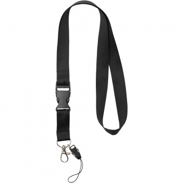 Logo trade business gift photo of: Sagan phone holder lanyard with detachable buckle