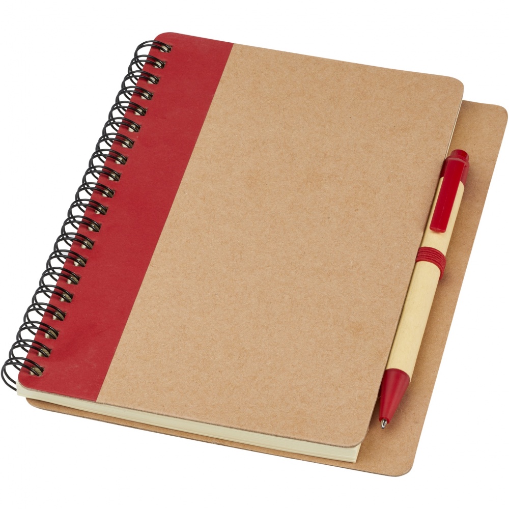 Logotrade promotional items photo of: Priestly recycled notebook with pen