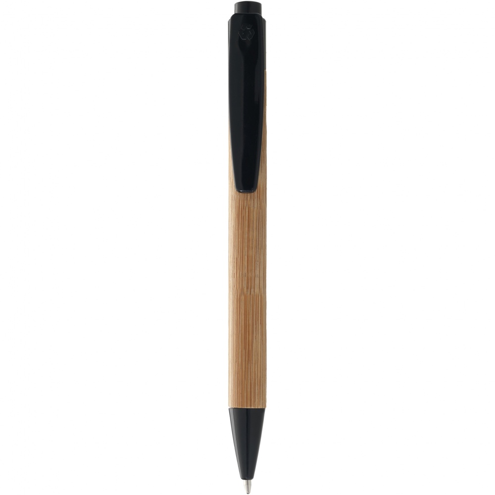 Logo trade promotional items image of: Borneo bamboo ballpoint pen
