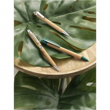 Logo trade promotional giveaway photo of: Borneo bamboo ballpoint pen