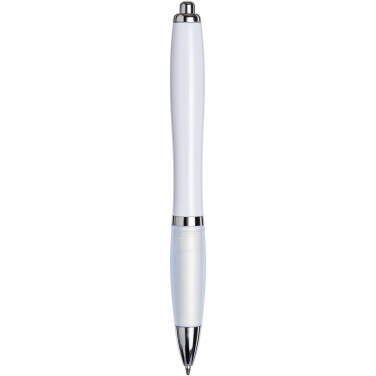Logotrade advertising product image of: Nash ballpoint pen with coloured barrel and grip