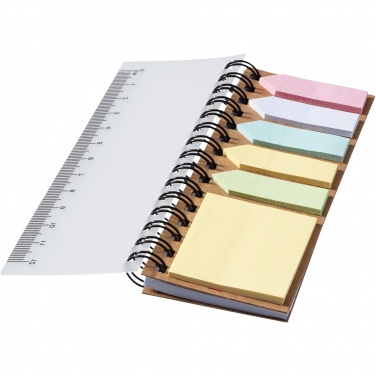 Logotrade promotional items photo of: Spinner spiral notebook with coloured sticky notes