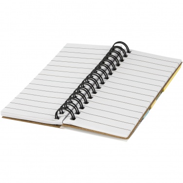 Logotrade promotional giveaway picture of: Spinner spiral notebook with coloured sticky notes