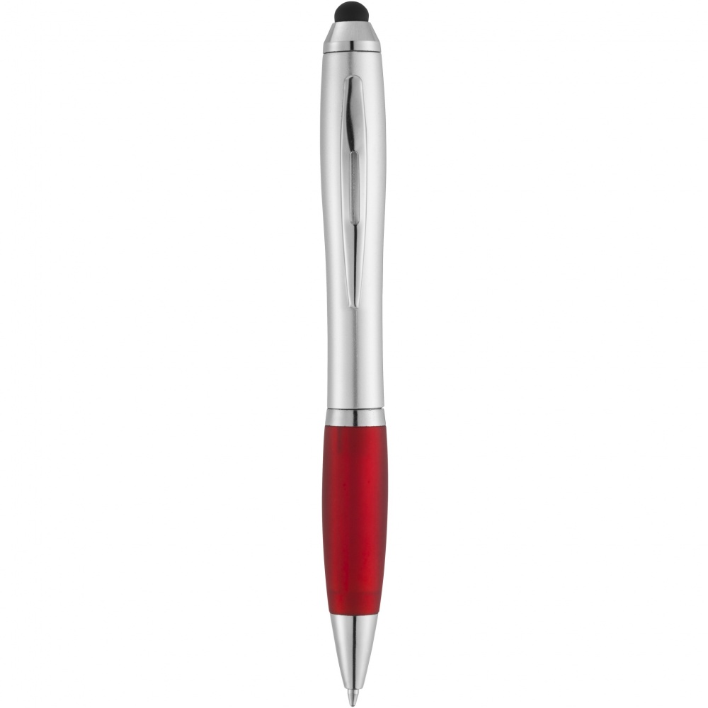 Logotrade promotional product picture of: Nash stylus ballpoint with coloured grip