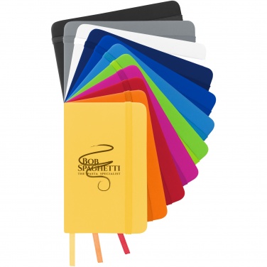 Logo trade business gifts image of: Spectrum A6 hard cover notebook