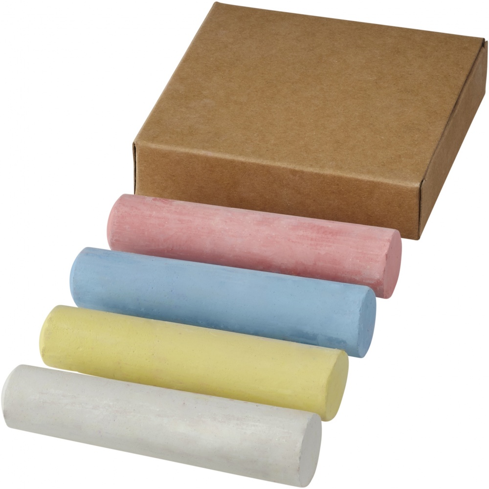 Logo trade corporate gifts picture of: Screech 4-piece chalk set