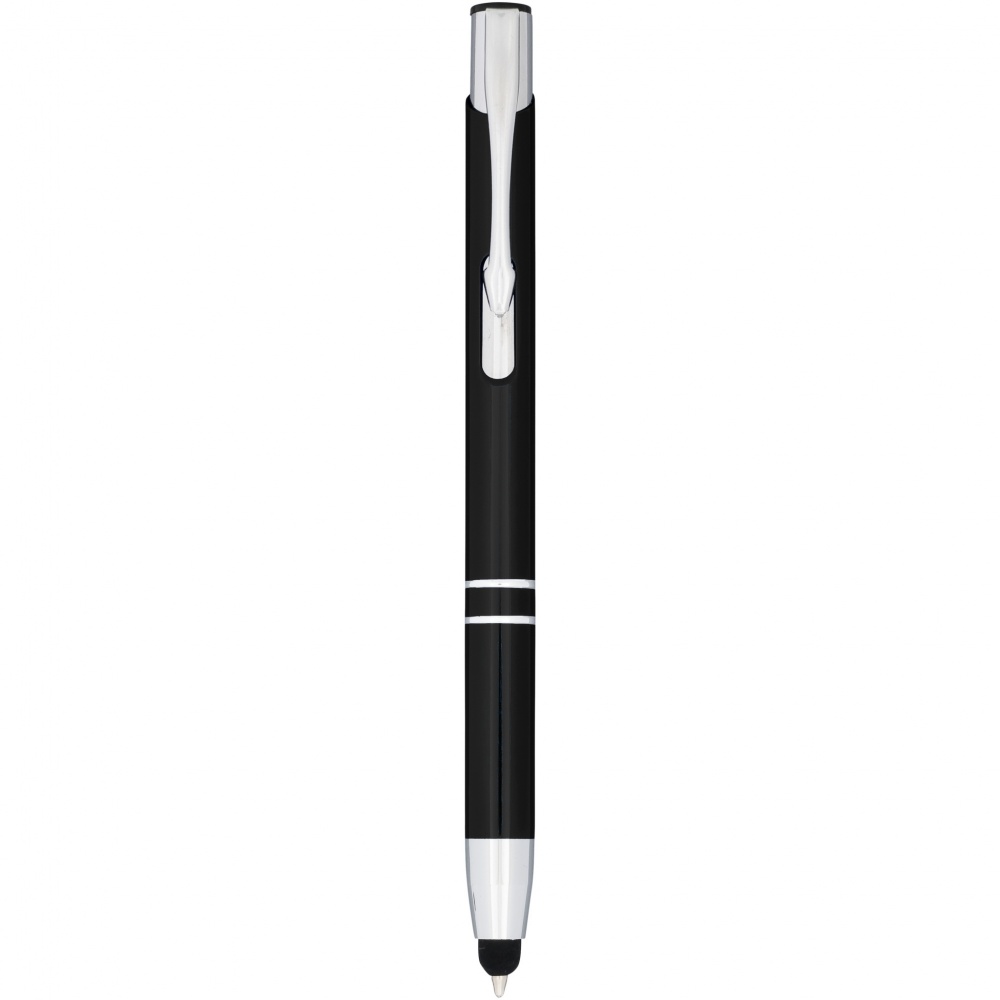 Logotrade promotional giveaways photo of: Moneta anodized aluminium click stylus ballpoint pen