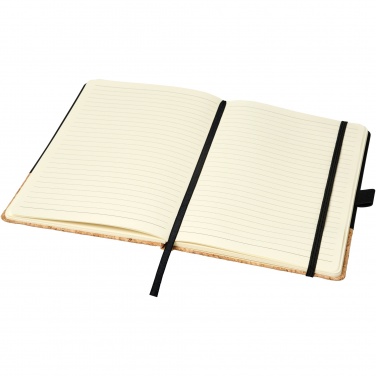 Logo trade promotional merchandise picture of: Evora A5 cork thermo PU notebook