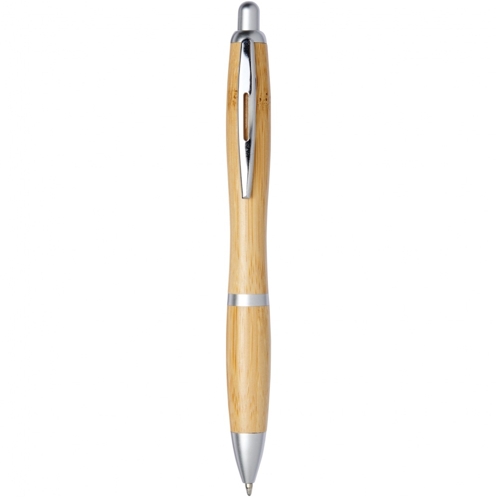 Logo trade advertising products picture of: Nash bamboo ballpoint pen