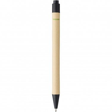 Logotrade promotional product image of: Berk recycled carton and corn plastic ballpoint pen