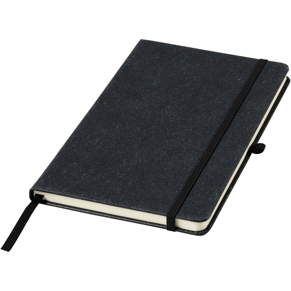 Logotrade promotional item image of: Atlana leather pieces notebook