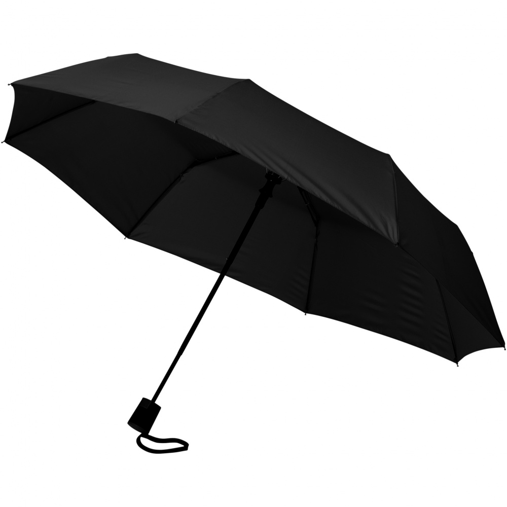 Logo trade promotional giveaway photo of: Wali 21" foldable auto open umbrella