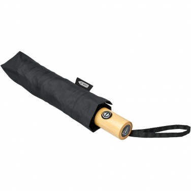 Logo trade promotional gifts image of: Bo 21" foldable auto open/close recycled PET umbrella