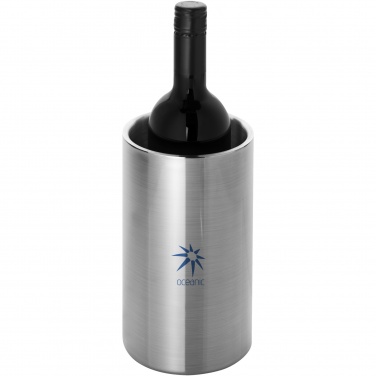 Logo trade promotional products image of: Cielo double-walled stainless steel wine cooler
