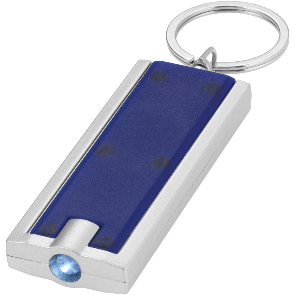 Logo trade promotional products image of: Castor LED keychain light