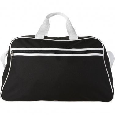 Logotrade corporate gift picture of: San Jose 2-stripe sports duffel bag 30L