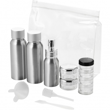 Logo trade promotional giveaways image of: Frankfurt airline approved travel bottle set