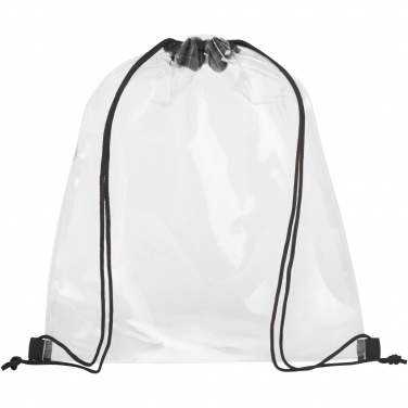 Logo trade promotional items picture of: Lancaster transparent drawstring bag 5L
