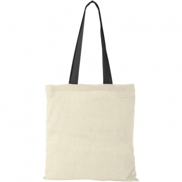 Logotrade advertising products photo of: Nevada 100 g/m² cotton tote bag coloured handles 7L
