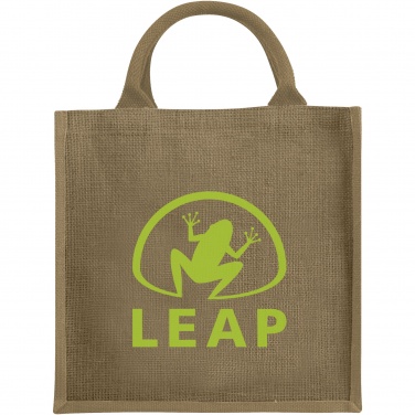 Logo trade promotional merchandise photo of: Chennai jute tote bag 16L
