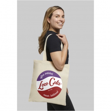 Logo trade promotional merchandise image of: Madras 140 g/m² cotton tote bag 7L