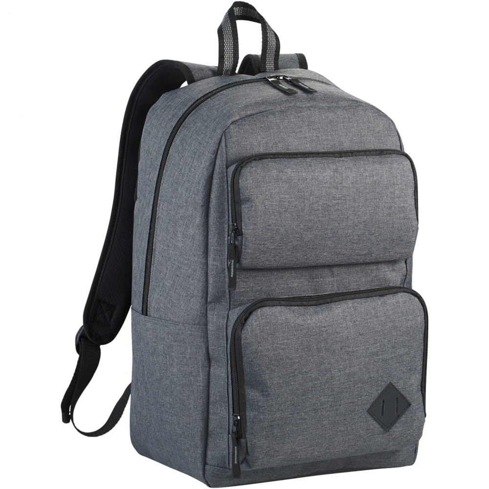 Logo trade promotional merchandise image of: Graphite Deluxe 15" laptop backpack 20L