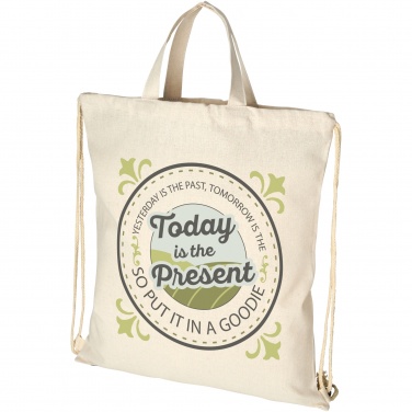 Logotrade business gift image of: Pheebs 210 g/m² recycled drawstring bag 6L