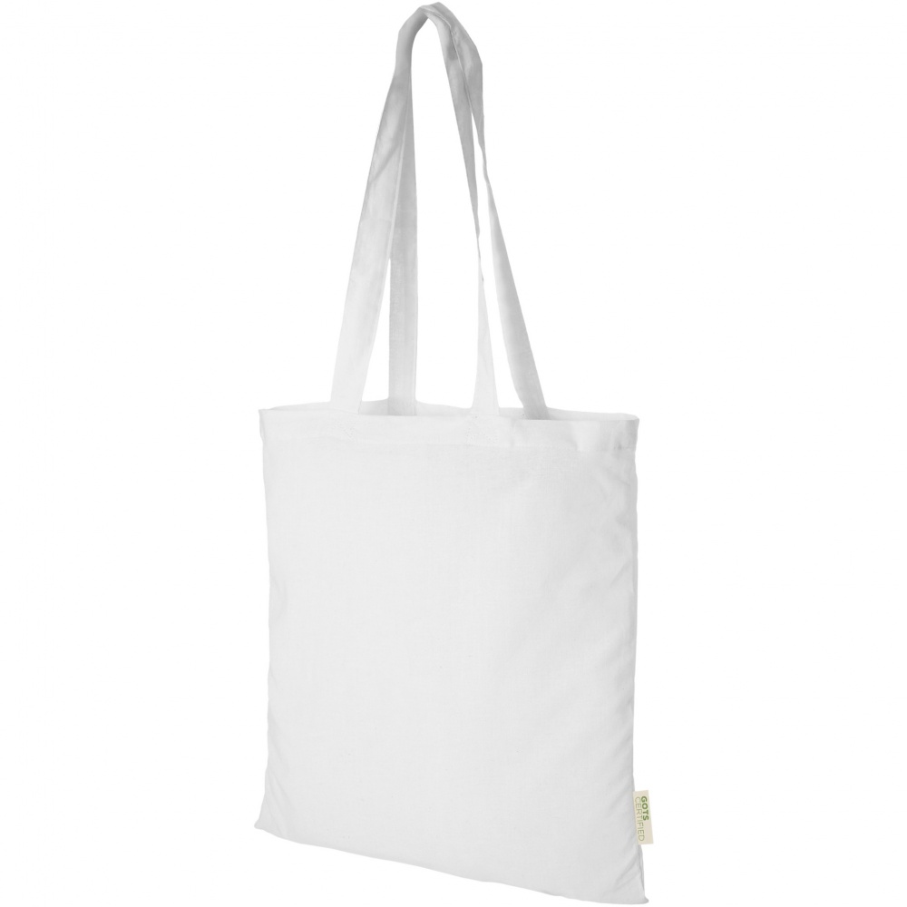Logo trade promotional item photo of: Orissa 100 g/m² organic cotton tote bag 7L