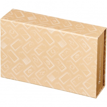 Logotrade promotional merchandise photo of: Future 6000 mAh bamboo/fabric wireless power bank